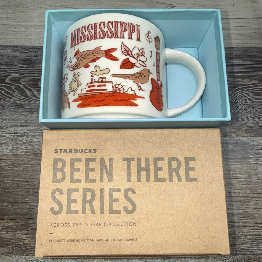 Starbucks Mississippi Been There Series Collectible Mug 14oz NEW w/ Box